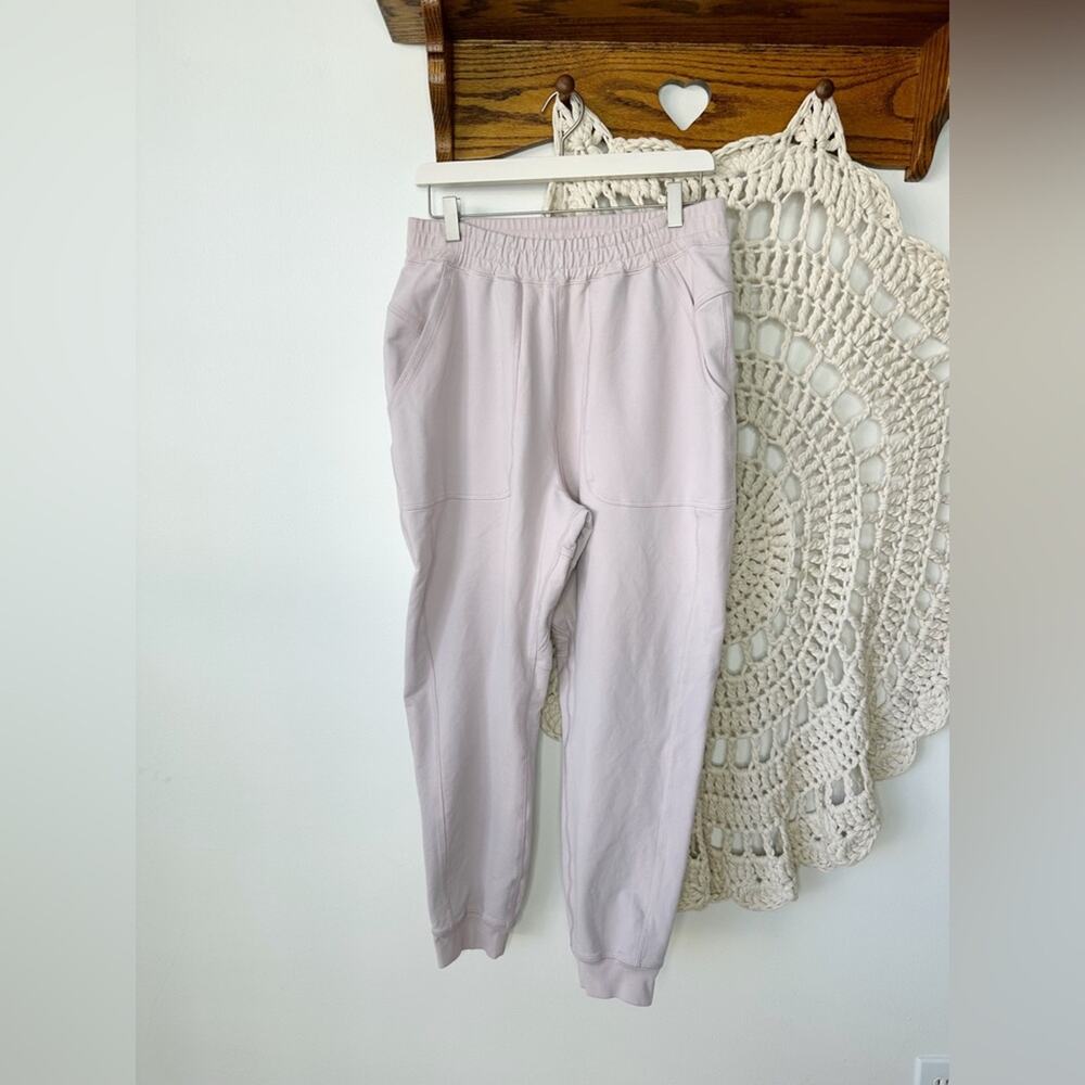 Lululemon All You Need Relaxed Pink Joggers Pants Size 12